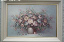 obraz  květy - olej na  plátně  