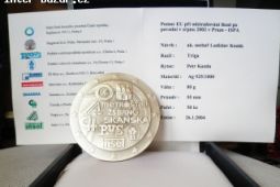 Pamětní mince stříbro 925/1000 80 gr.