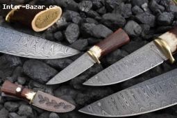 Damascenská ocel, nože, umělecké kovářství